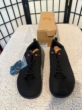 PullTop Black Minimalist Sneakers EU 44 / US 11 Barefoot Style Mesh Shoes NWT